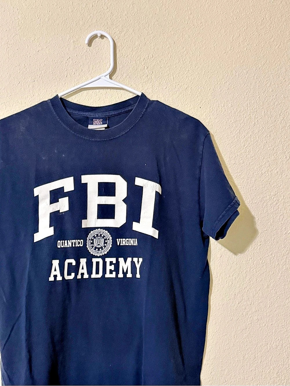 MV Sport FBI Academy Quantico Virginia T-Shirt Blue